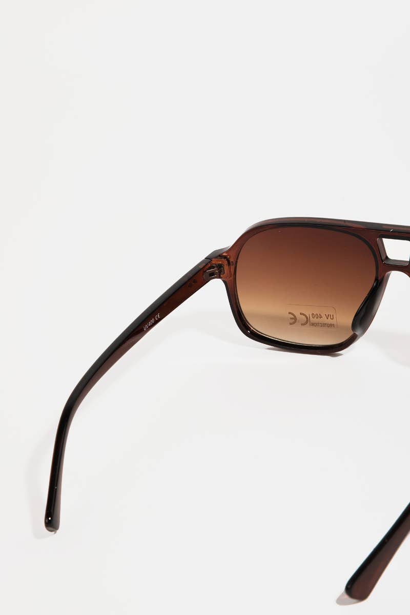 Plastic Aviator Frame Sunglasses: Assorted