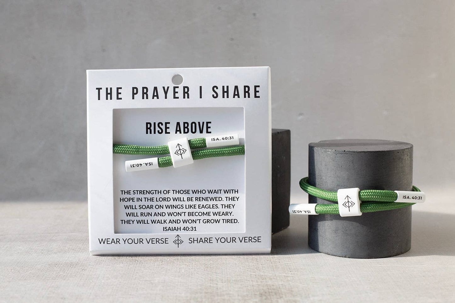RISE ABOVE Bracelet | Bible Verse Bracelet