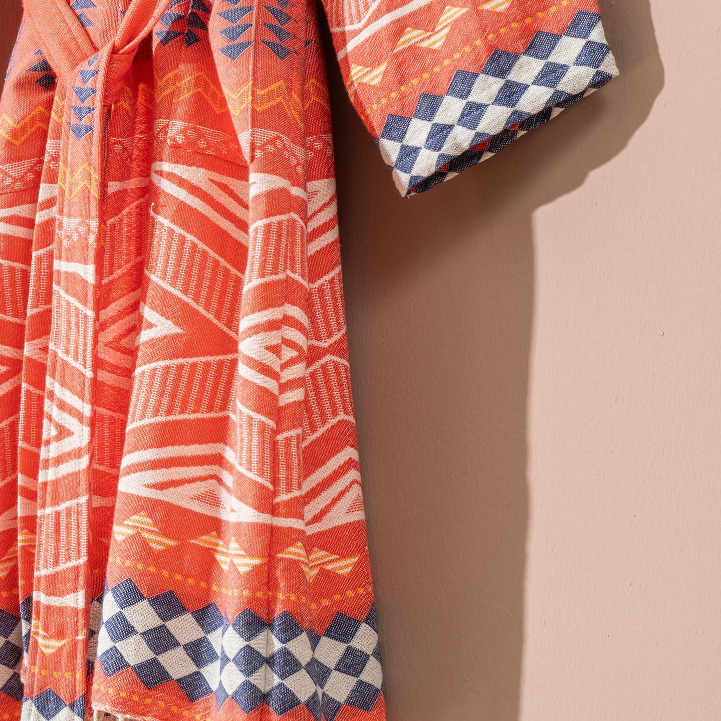 Tribal Bathrobe Turkish Cotton Light Weight Robe Quick-dry: L-XL