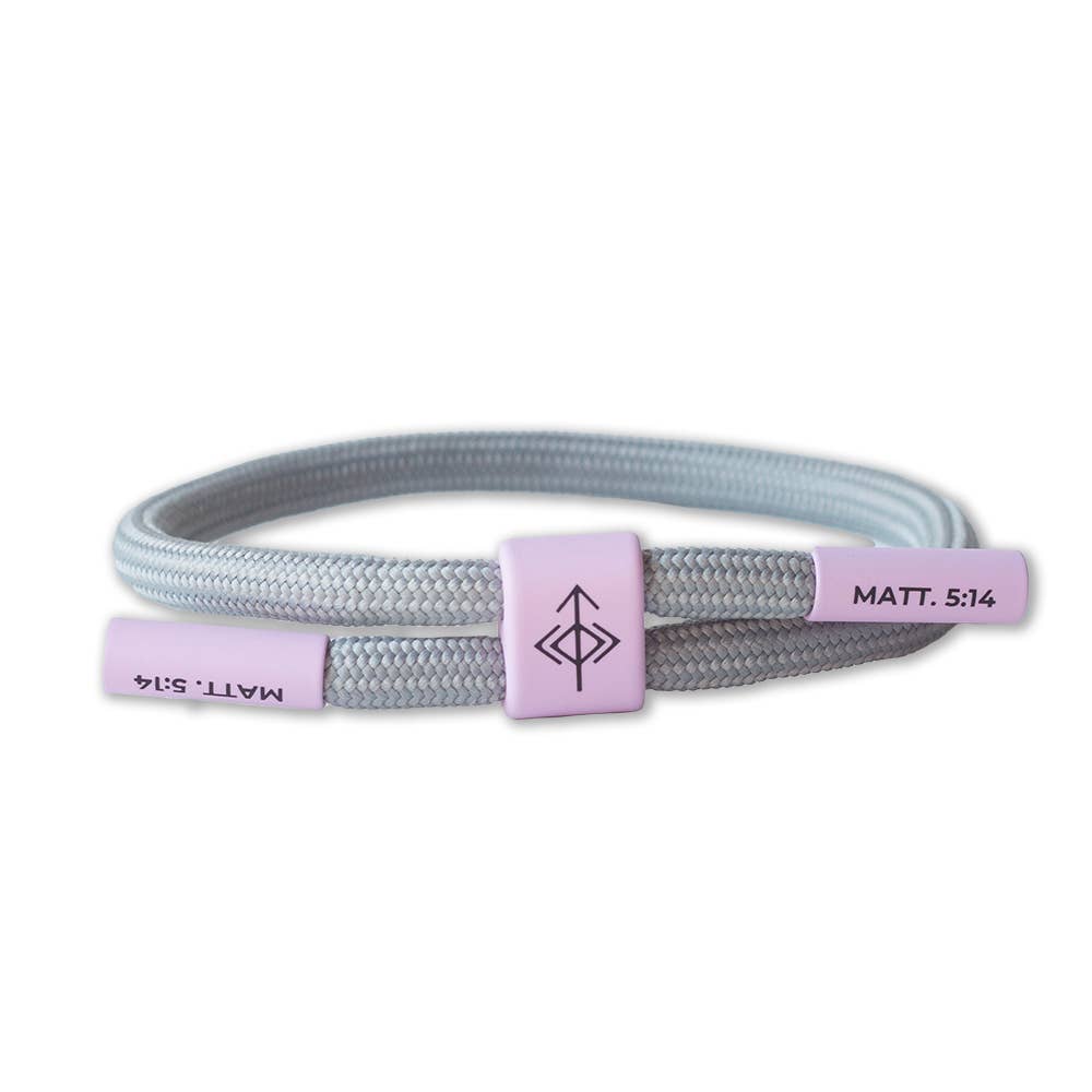BE THE LIGHT Bracelet, Christian Cord Bracelet