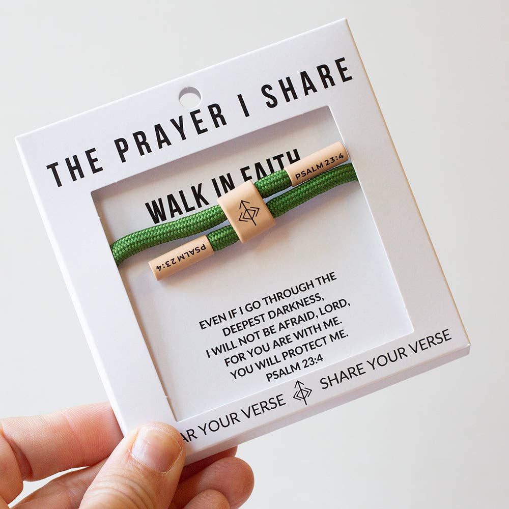 WALK IN FAITH Prayer Cord Bracelet | Christian Athletes
