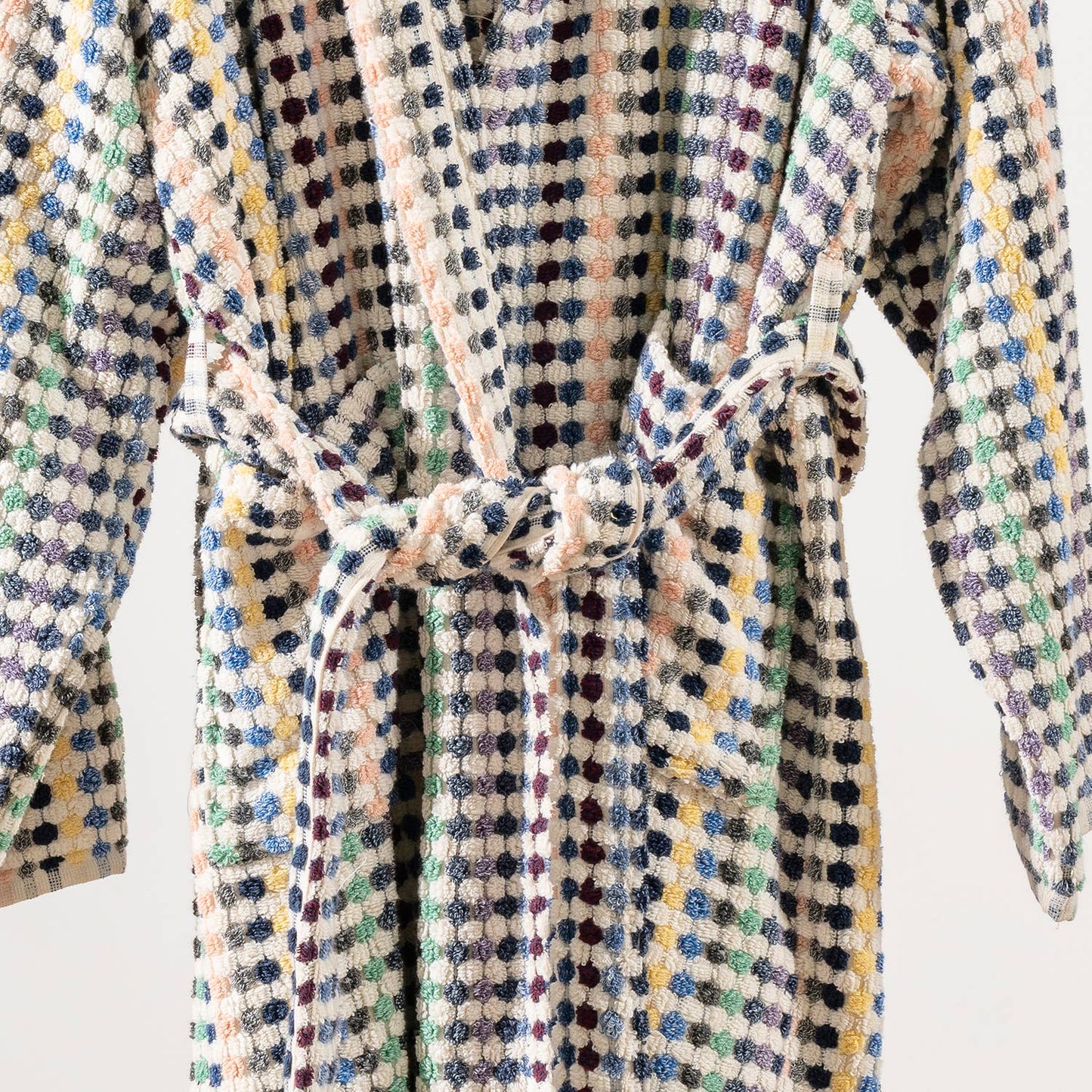 Pompom Bathrobe Handloom Turkish Cotton Resort Heavy Luxury: L-XL