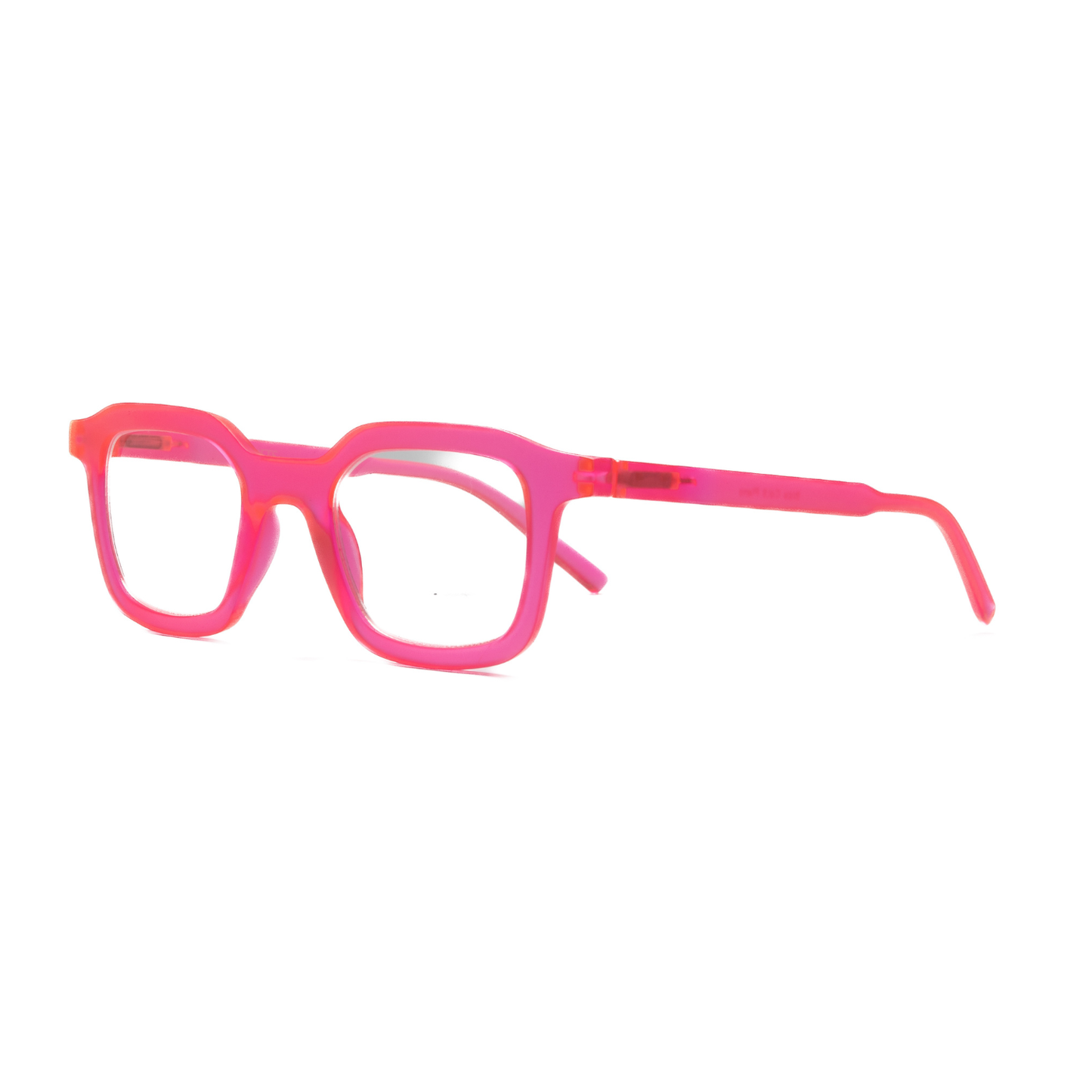 Unisex Pink Blue Light Blocking Glasses & Reading Glasses: +2.00 Blue Light
