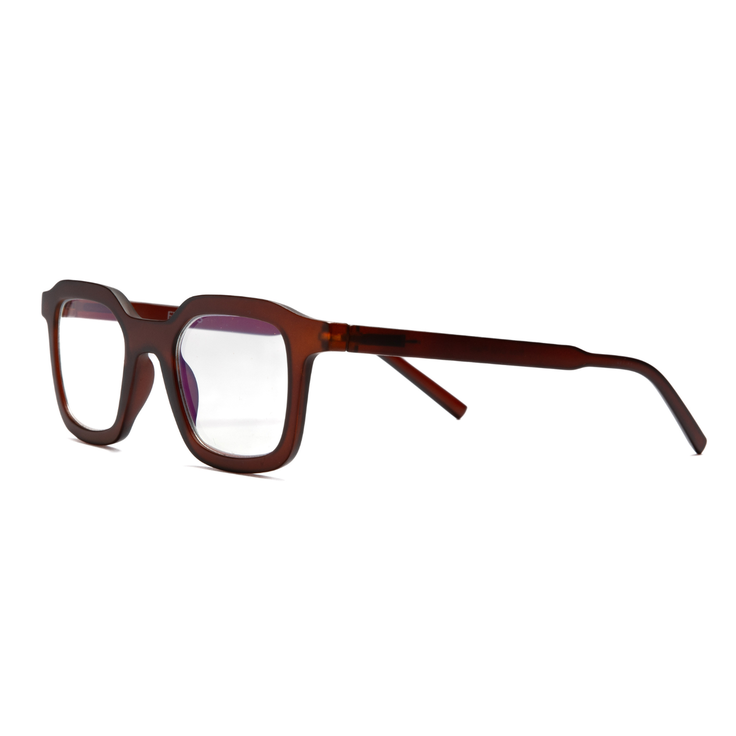 Unisex Brown Blue Light Blocking Glasses & Reading Glasses: +1.50 Blue Light
