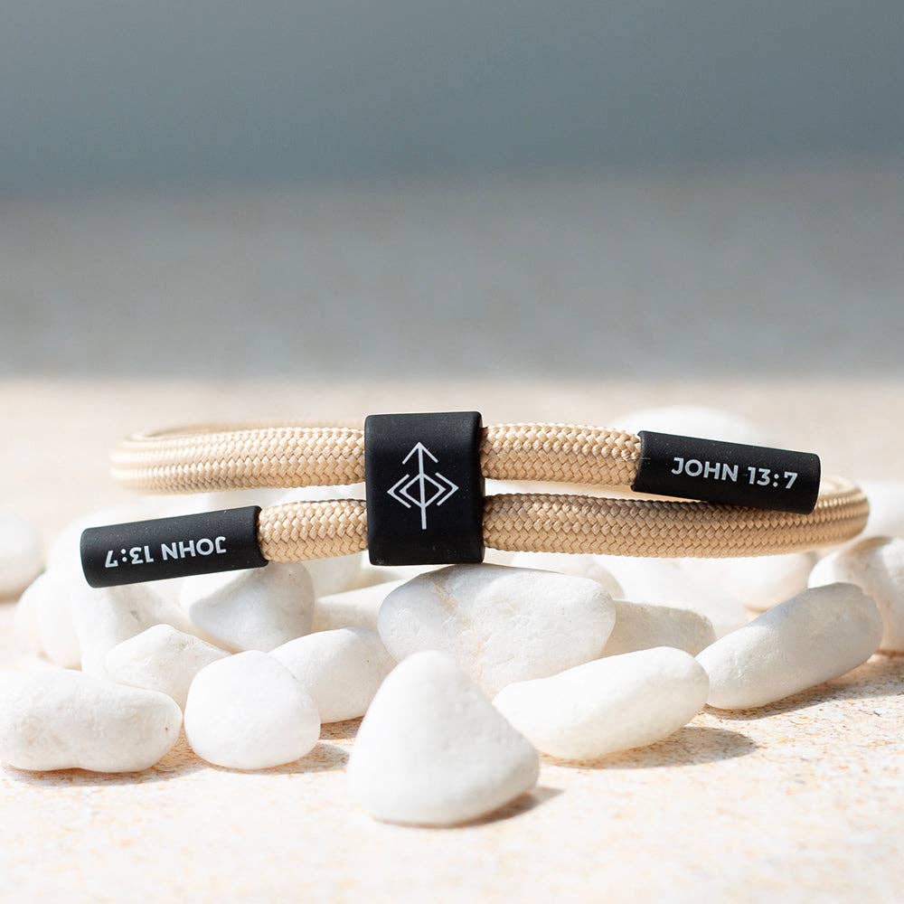 TRUST HIS TIMING Christian Cord Bracelet | Father's Day