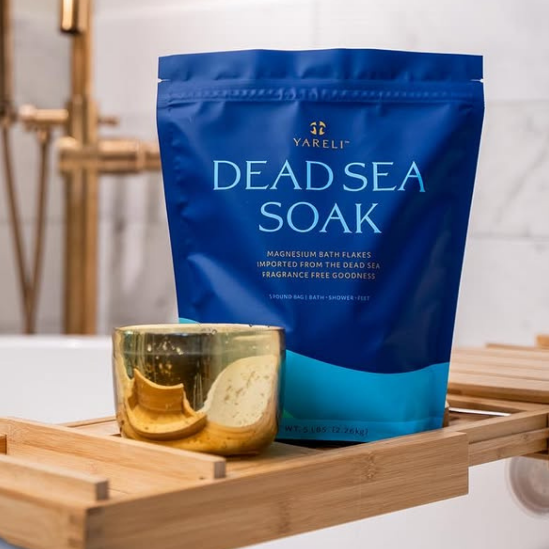 Unscented Dead Sea Magnesium Bath Soak –Gentle Muscle Relief