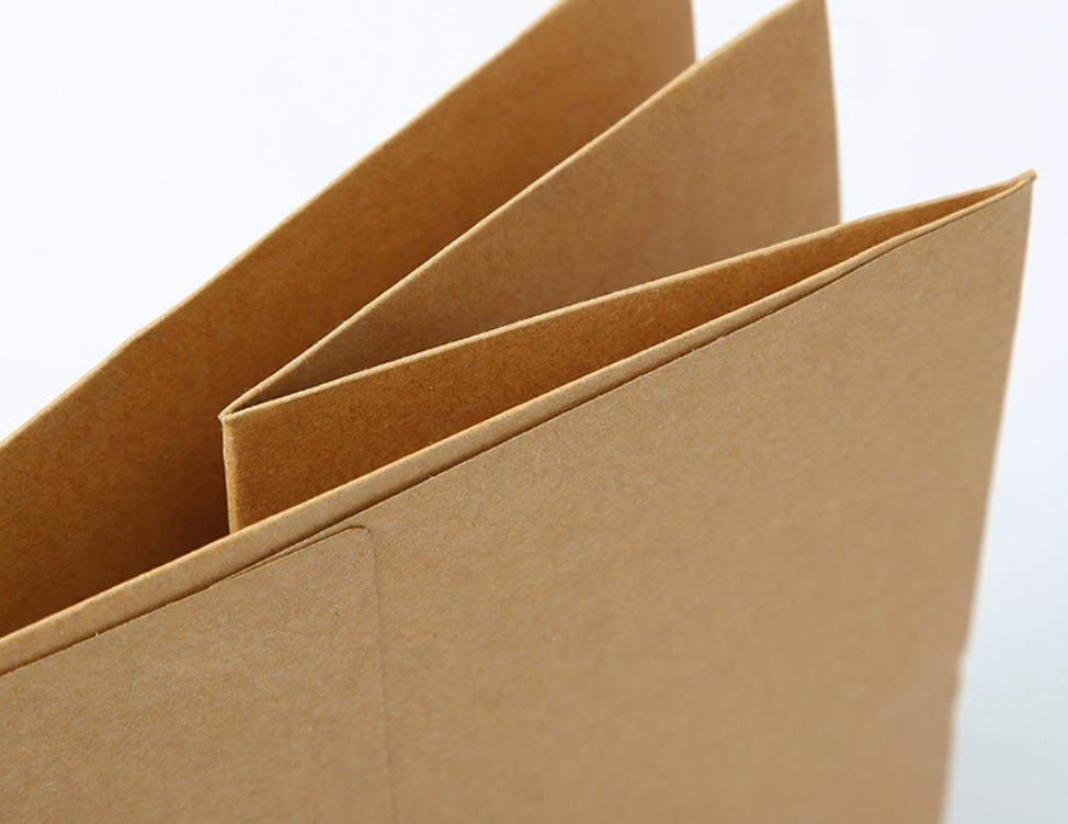 Square Kraft Brown Cotton Handle Paper Gift Bag w/ tissue: S1