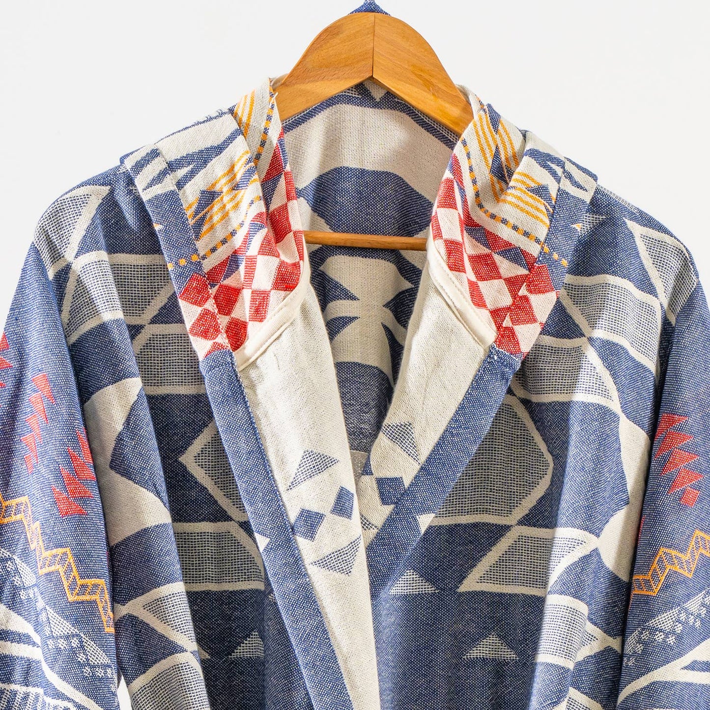 Tribal Bathrobe Turkish Cotton Light Weight Robe Quick-dry: L-XL