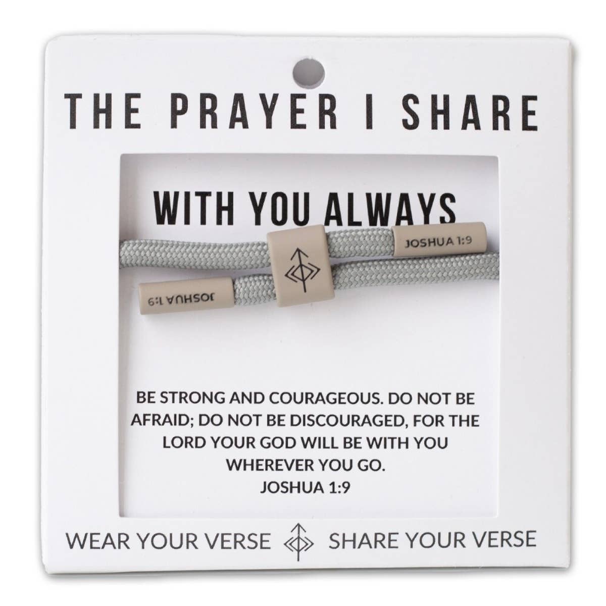 WITH YOU ALWAYS Cord Bracelet | Christian Jewelry |Scripture