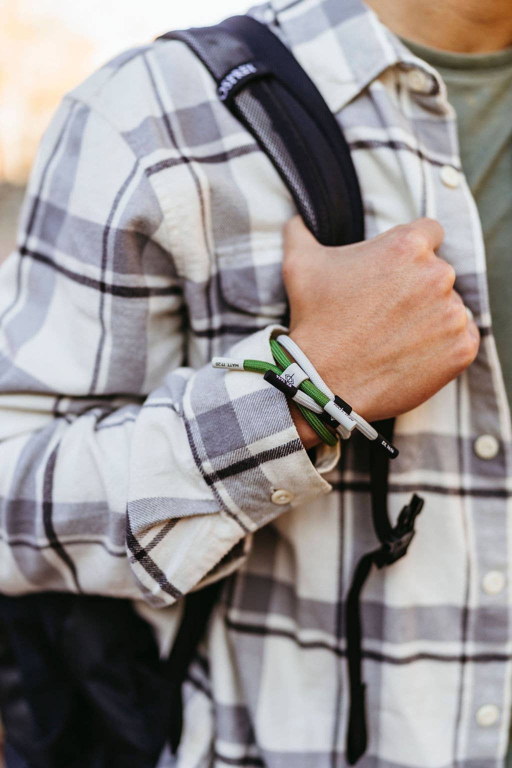 MOVE MOUNTAINS Bracelet, Christian Cord Bracelet