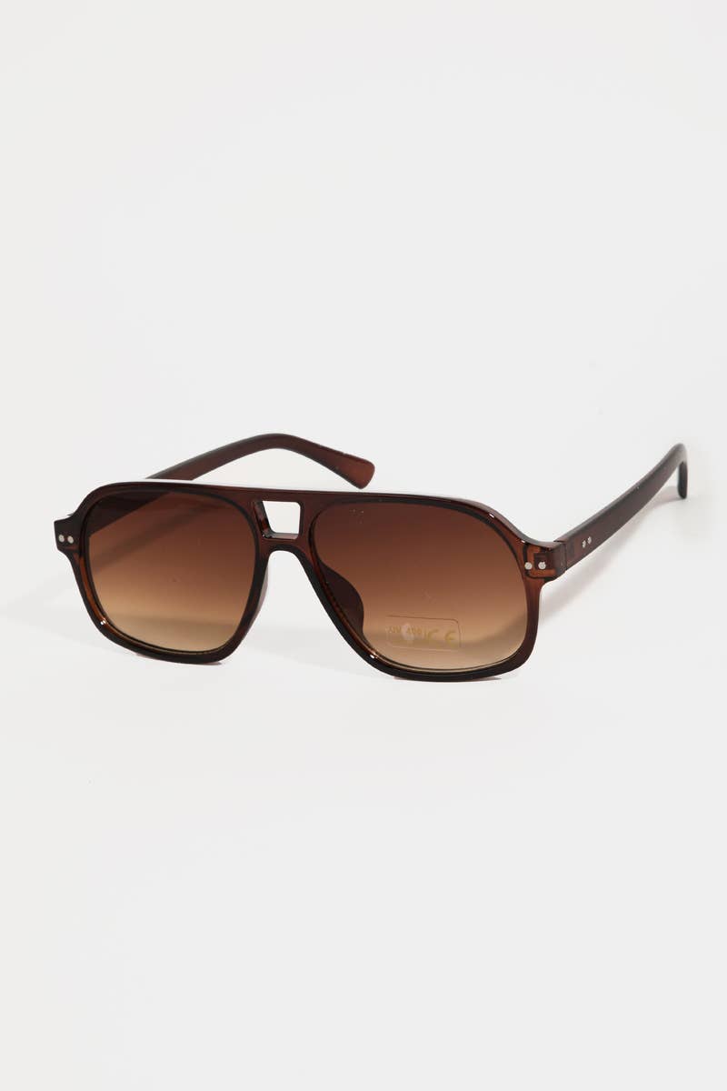 Plastic Aviator Frame Sunglasses: Assorted