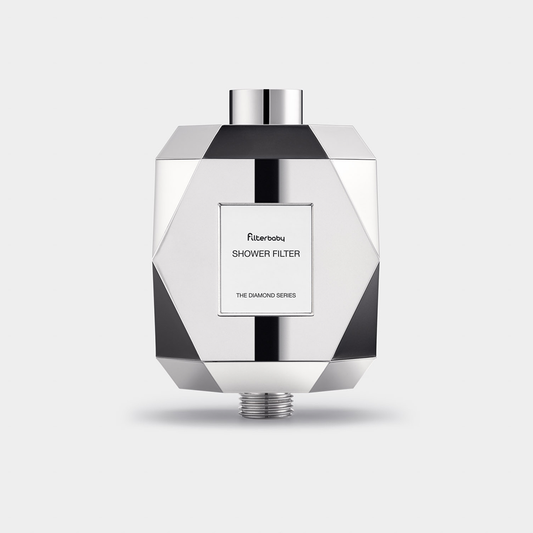 Filterbaby Diamond Series Shower Filter: Chrome