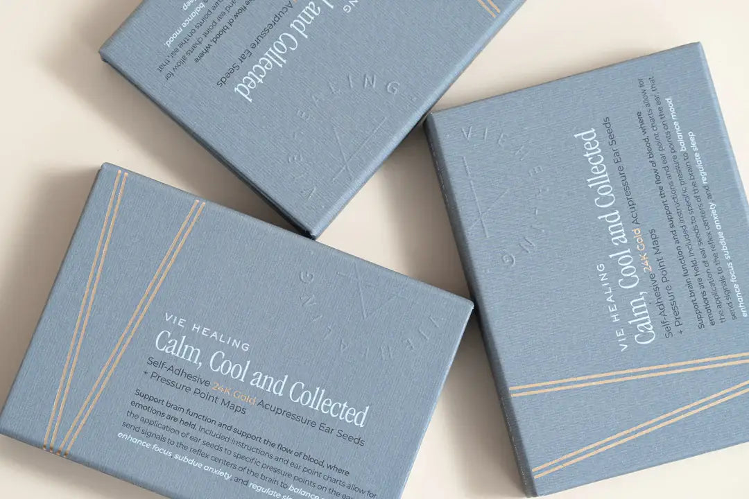 The Cool, Calm, Collected Kit (24k Gold Ear Seeds)