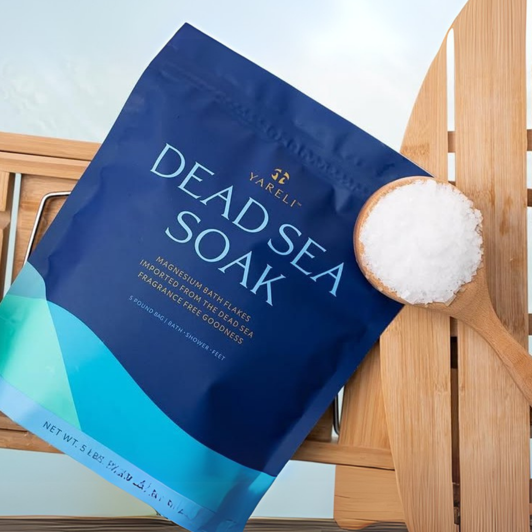 Unscented Dead Sea Magnesium Bath Soak –Gentle Muscle Relief