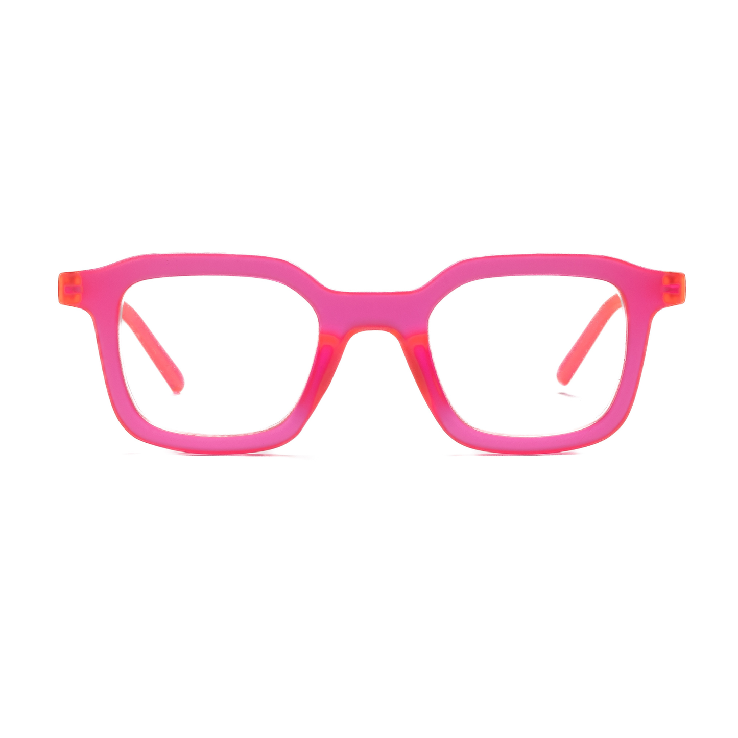 Unisex Pink Blue Light Blocking Glasses & Reading Glasses: +2.00 Blue Light