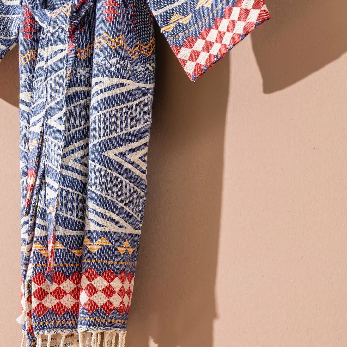 Tribal Bathrobe Turkish Cotton Light Weight Robe Quick-dry: L-XL