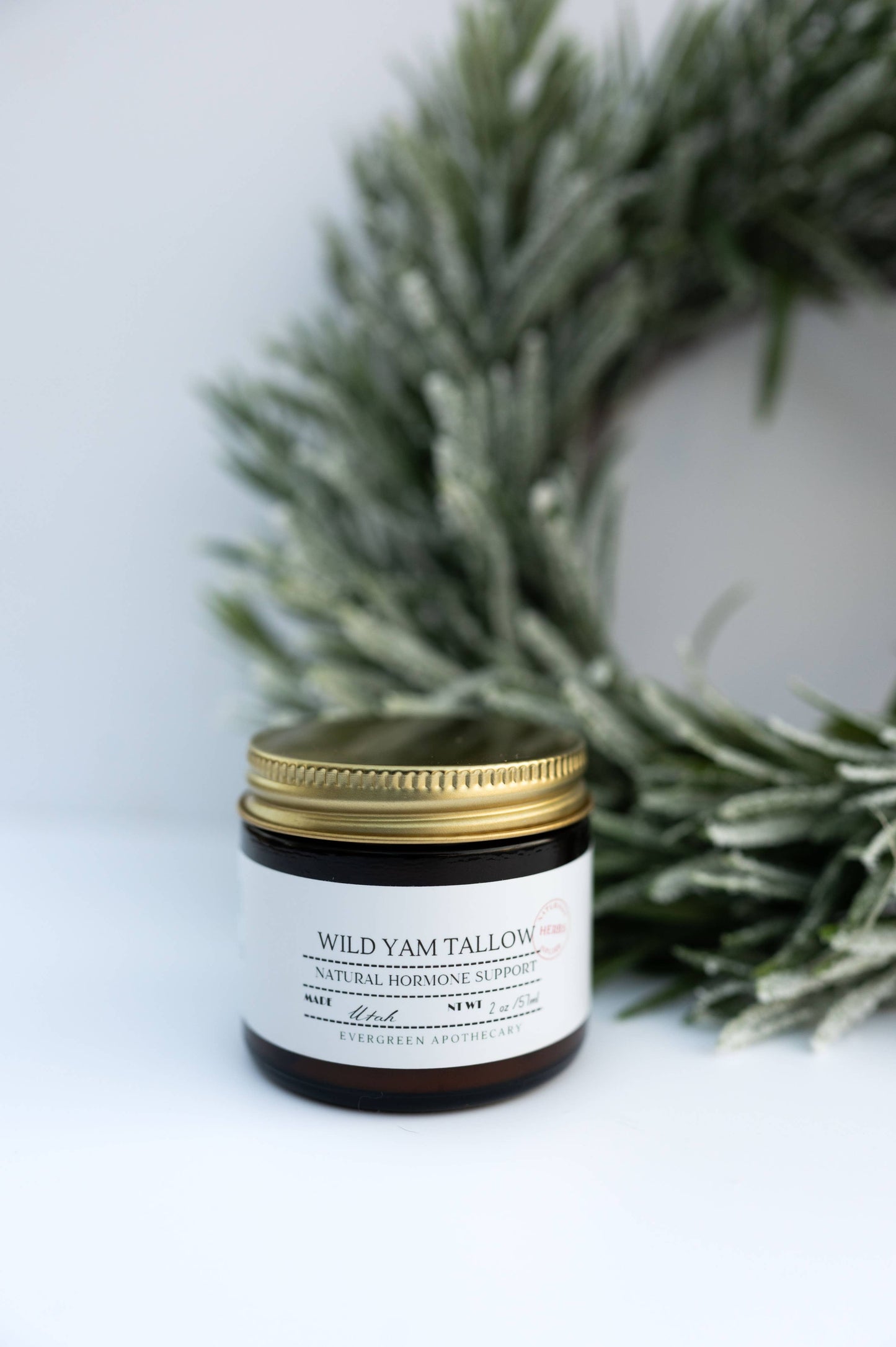 Wild Yam Tallow (made with lady may tallow): 2oz