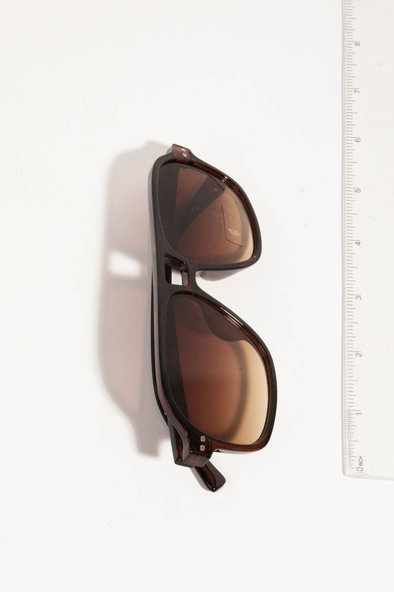 Plastic Aviator Frame Sunglasses: Assorted