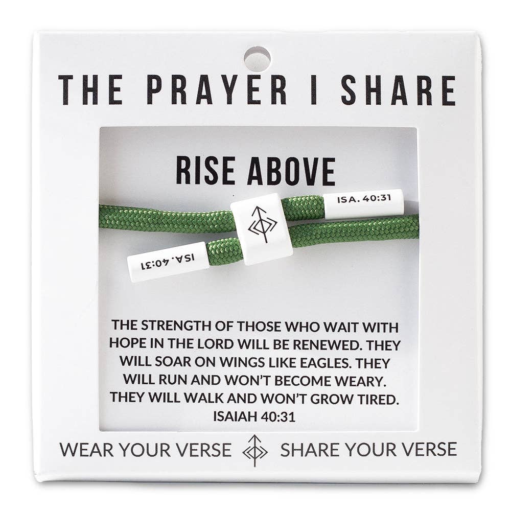 RISE ABOVE Bracelet | Bible Verse Bracelet