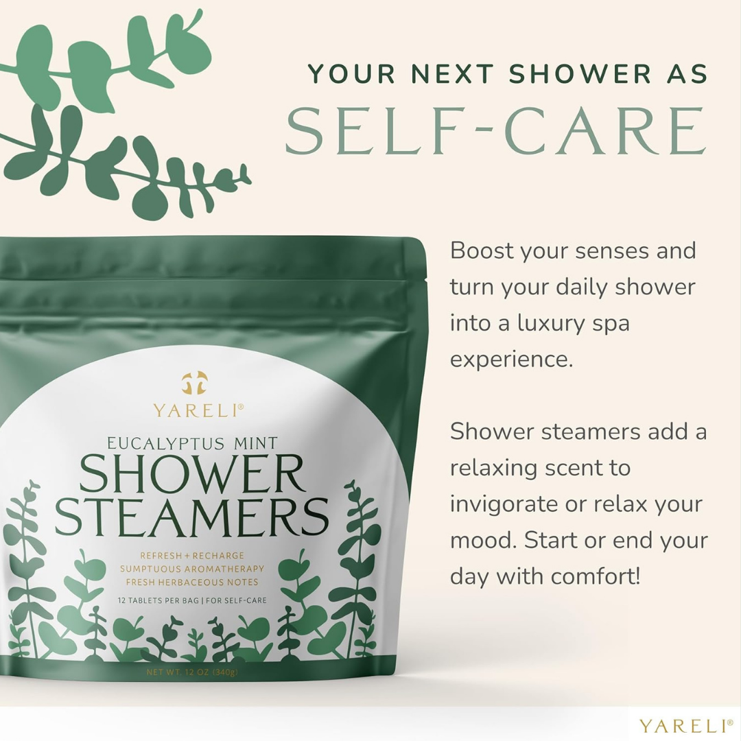 Eucalyptus Mint Shower Steamers – Energizing & Refreshing