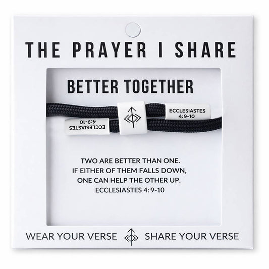 BETTER TOGETHER Bracelet, Christian Cord Bracelet