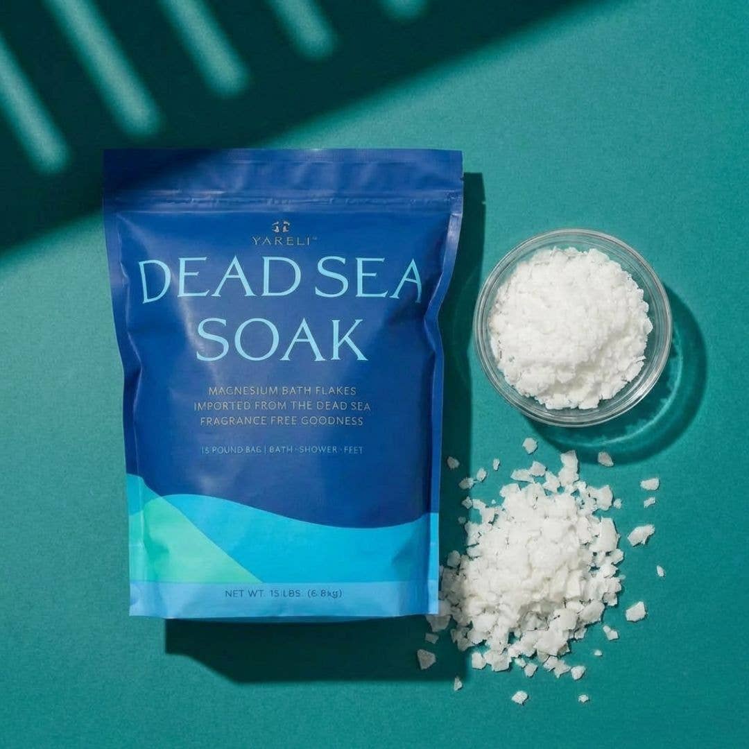 Yareli Unscented Dead Sea Magnesium Bath Soak, 15lb