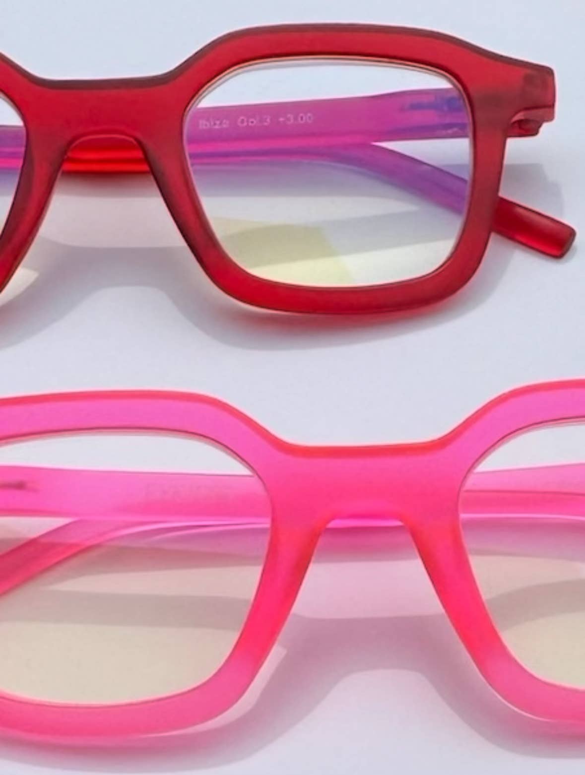 Unisex Pink Blue Light Blocking Glasses & Reading Glasses: Blue Light