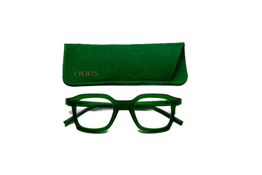 Unisex Green Blue Light Blocking Glasses & Reading Glasses: +2.00 Blue Light