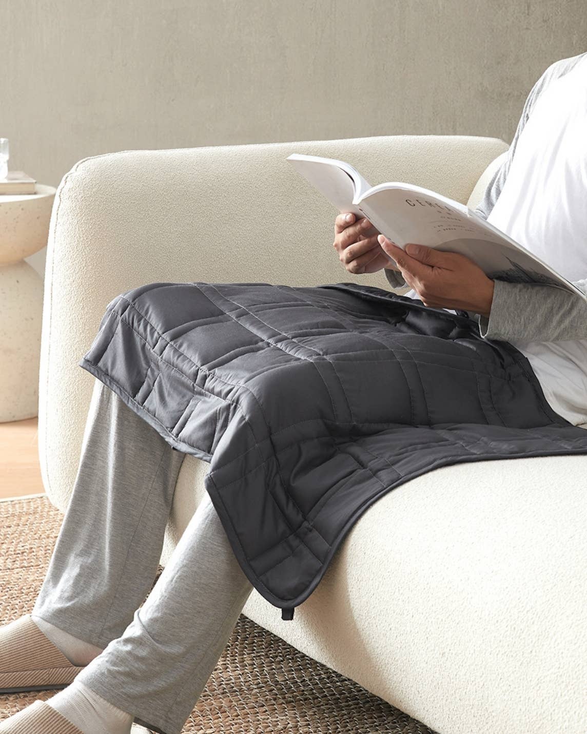 Weighted Lap Blanket - 8lbs: Silver Sage
